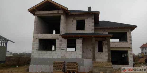 Строительство дома в Хатежино