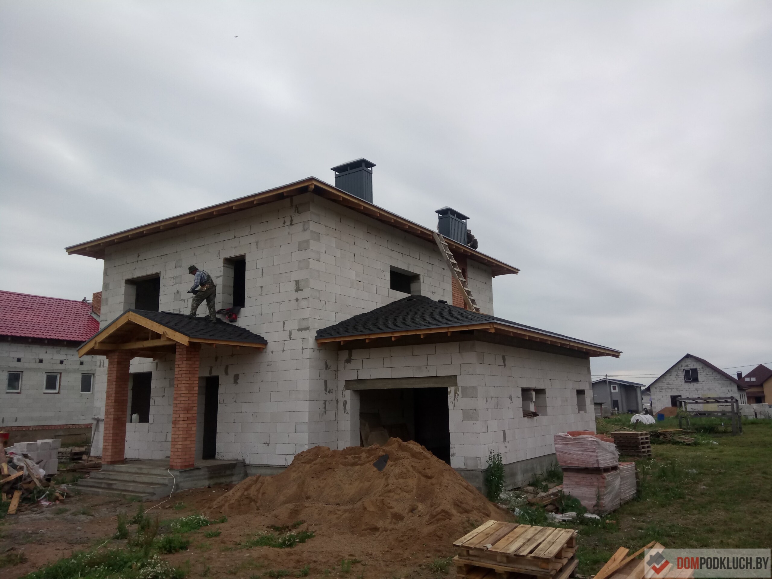 Дом заказчика, построенный под ключ