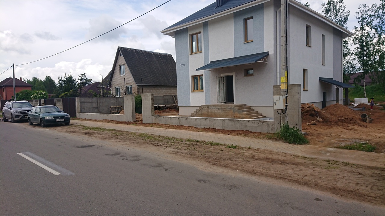 Устройство монолитного забора в Минской области